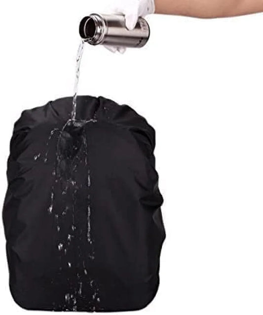 1pc Backpack Rain Cover 35L 45L 60L 70L 80L 100L Waterproof Bagcover Tactical Outdoor Camping Hiking Climbing Dust Backpack Raincover (Size : 60L, Color : Black)