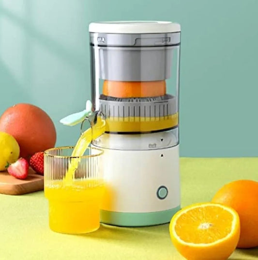 ( FIRST TIME IN INDIA WITH LIFETIME MANUFACTURING DEFECT WARRANTY ) Automatic Citrus Fruit Juicer Electrical Orange Juicer Squeezer Electric Lemon Juicer Rechargeable and Portable for Kitchen Juicer Machines for Grapefruit Lime Pomegranate Orange With US